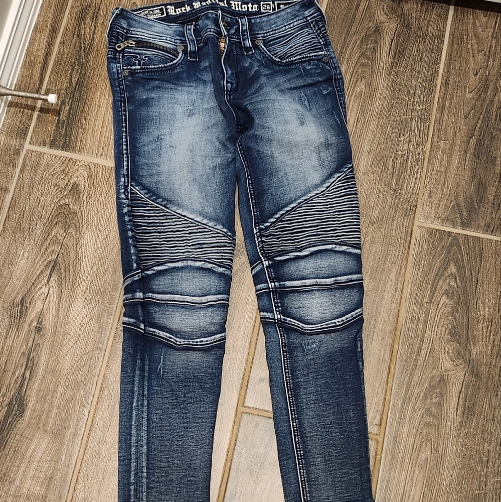 Rock Revival Moto Nelrose Jeans
